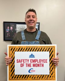 Devin Spencer November Safety Award Recipient